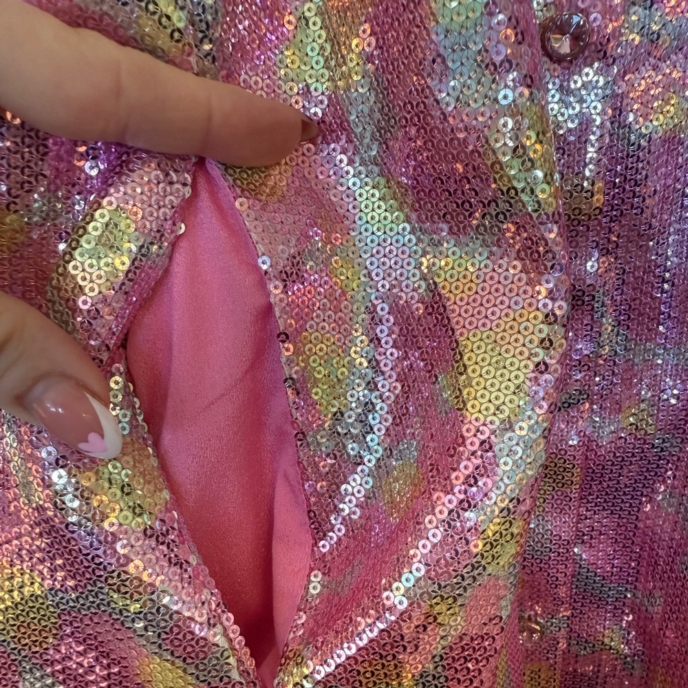 NWT Queen of Sparkles halter dress - Picture 5 of 7